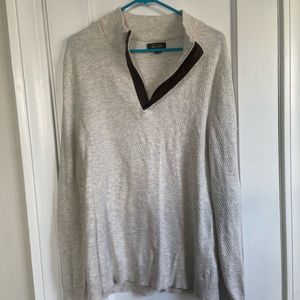 Tasso Elba mens knit 1/4 zip